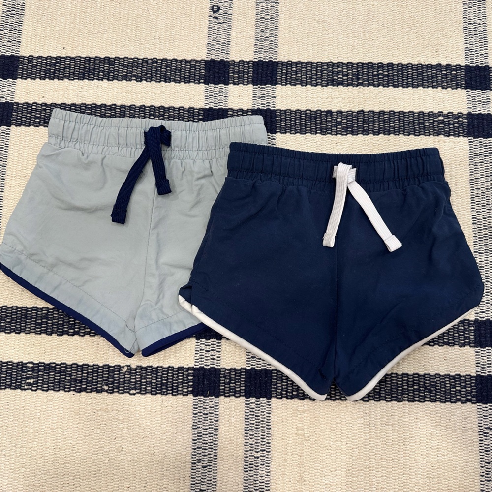 Cadets Navy and Light Blue Swim Shorts/Trunks/Board Shorts size 1/2 toddler